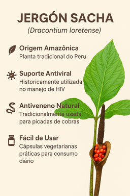 Jergón Sacha: Planta Amazônica usada tradicionalmente contra HIV e infecções virais
