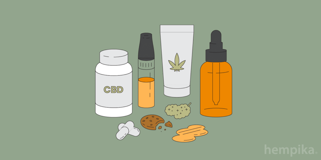Os diferentes tipos de produtos CBD