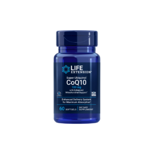 Super Ubiquinol CoQ10 com Shilajit Life Extension, 100 mg, frasco com 60 softgels