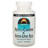 Acetyl L-Carnitina e Ácido Alfa-Lipóico - Source Naturals - 650 mg - 120 Tablets