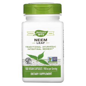 Neem(folhas) - Nature`s Way - 475mg - 100 Capsulas