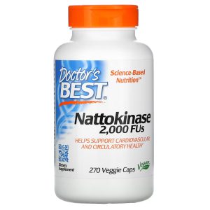 Nattokinase - Doctor`s Best, 2.000 FU - 90 Veggie Caps