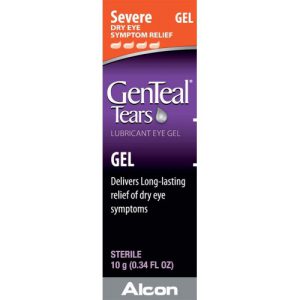 Gel Lubrificante Para os Olhos, Severo, GenTeal, 10g