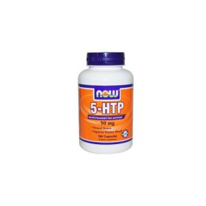 5-HTP Suporte Neurotransmissor, Now Foods, 50 mg 180 Cápsulas