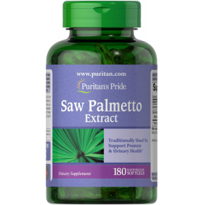 Extrato de Saw Palmetto - Puritan's Pride - 250 mg - 180 Cápsulas
