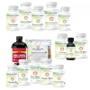 Dr. Clark 3 em 1, Ajuda Digestiva, ParaCleanse e Kit de Saúde Renal, Dr. Clark Store