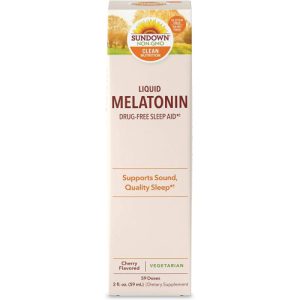 Melatonina Sublingual Sabor Cereja Líquida, 59ml - Sundown