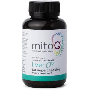 MitoQ Liver (suplemento para o fígado) - 60 cápsulas veganas