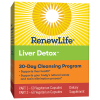 Programa de limpeza desintoxicação do fígado em 30 dias, Renew Life, 2 frascos, 60 cápsulas cada