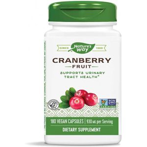 Cranberry Fruit, Nature`s Way - 465 mg - 180 Vcaps