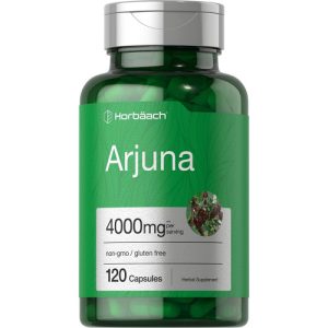 Arjuna Padronizado, Horbaach, 4000mg, 120 Cápsulas