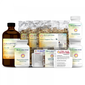 Protocolo de Saúde do Fígado da Dra. Clark - Dr. Clark Store - Kit com 10 produtos