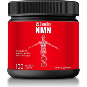 NMN Forma Estabilizada, GeneBox, 200 mg, 100 Cápsulas