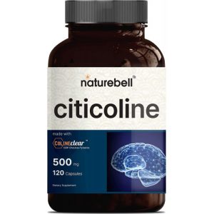 Citicolina, 500 mg por Porção - NatureBell, 120 Cápsulas