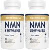 Suplemento NMN + Trans-Resveratrol, 1100mg, 60 cápsulas - Komprocha - 2 FRASCOS