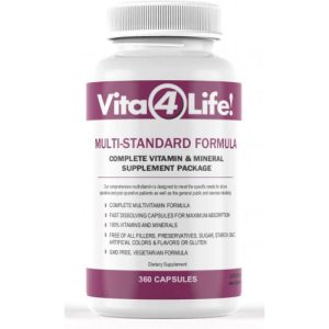 Multivitamínicos Bariátricos, Fórmula Multi-Padrão, Vita4life, 360 Cápsulas