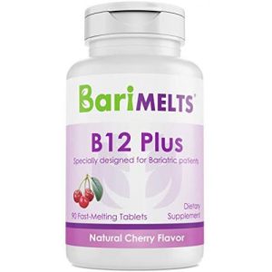 B12 Plus Especialmente Projetado para Pacientes Bariátricos, BariMelts, 1.000mcg, 90 Comprimidos