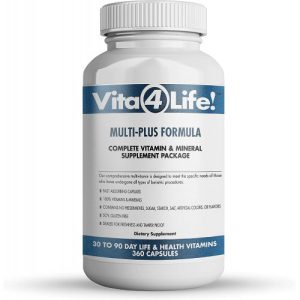 Multivitamínicos bariátricos, Fórmula Multi-Plus, Vita4Life, 360 cápsulas