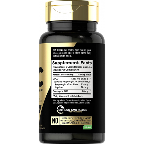 propionil l carnitina Propionil Glicil L- Carnitina 1000mg 60 Capsulas Sunfood Sabor Sem Sabor main image 0