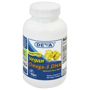 Omega-3 DHA - 100% Vegano - Deva - 90 Vegan Softgels