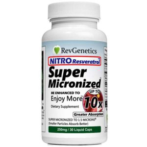 Resveratrol Super Nitro Micronizado, 250mg, 30caps