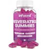 Suplemento de resveratrol, Suplemento nutricional de beleza e anti envelhecimento, Infused By Nature, 60 gomas