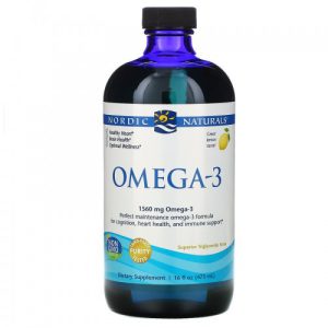Ômega-3, Limão - Nordic Naturals, 473 mL