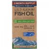 Óleo de Peixe Selvagem do Alasca, Fácil de Engolir - Wiley's Finest, 180 Cápsulas Gelatinosas