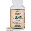 L-serina - Porções de 2.000 mg - 180 cápsulas, 500 mg por cápsula