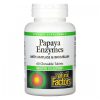 Enzimas de Mamão com Amilase e Bromelaína, Natural Factors, 60 comprimidos mastigáveis