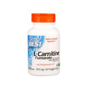 L-Carnitina Fumarate com Biosint Carnitines - Doctor`s Best - 855 mg - 60 Veggie Caps