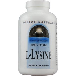 L-Lysine - Source Naturals - 500 mg - 250 Tablets