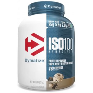 ISO 100, Soro de Leite Proteico 100% Hidrolisado, Isolado, Dymatize Nutrition