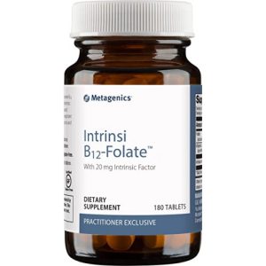 Intrinsi-B12 Folate™, Metagenics, Função Saudável do Sistema Nervoso e Saúde Cardiovascular, 180 porções