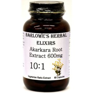 Extrato de Akarkara 600mg - Barlowe's Herbal Elixirs - 60 cápsulas