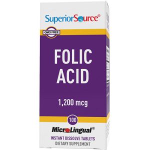 Ácido Fólico MicroLingual - 1.200 mcg - 100 tabletes instantâneos