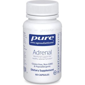 Adrenal | Suplemento para apoiar Moderação do estresse e Função da Glândula Adrenal|Pure Encapsulations - 60 Capsulas