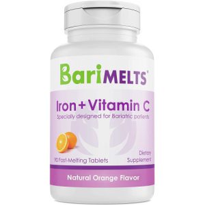 Ferro com Vitamina C, BariMelts, 90 comprimidos