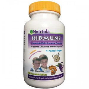 Suplemento líquido avançado de clinoptilolita para crianças, Suporte natural para limpeza de toxinas corporais, sabor laranja