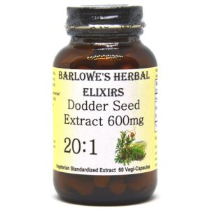 Extrato de Semente de Dodder 600mg - Barlowe's Herbal Elixirs - 60 cápsulas