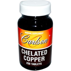 Cobre Quelato - Carlson - 5 mg 250 Cápsulas
