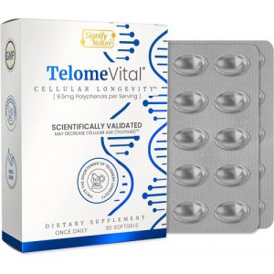 Telome Vital, Suplemento Anti Envelhecimento para Longevidade Celular, Signify Nature, 30 Cápsulas