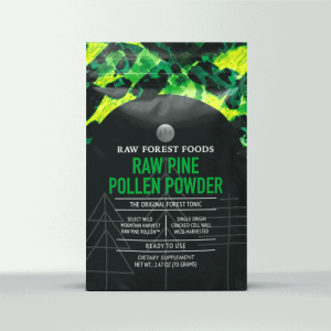 Pólen de Pinheiro em Pó, Raw Forest Foods