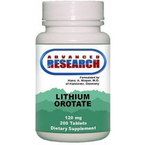Lithium Orotate, NCI Advanced Research, 120 mg, 200 Cápsulas