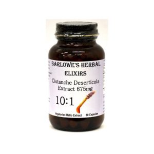 Extrato de Cistanche 675mg - Barlowe's Herbal Elixirs - 60 cápsulas