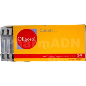 Cobalto Oligosol 14 ampolas de 2ml
