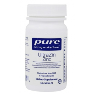 Zinco UltraZinco, Pure Encapsulations, 30 mg, 90 Cápsulas