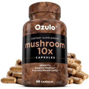 Cogumelos Mushroom 10x - Ozulo - 60 cápsulas vegetarianas
