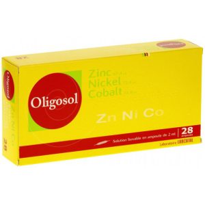 Oligosol Zinco-Níquel-Cobalto, Labcatal, 28 ampolas