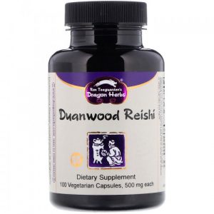 Duanwood Reishi - Dragon Herbs, 100 Cápsulas Vegetarianas